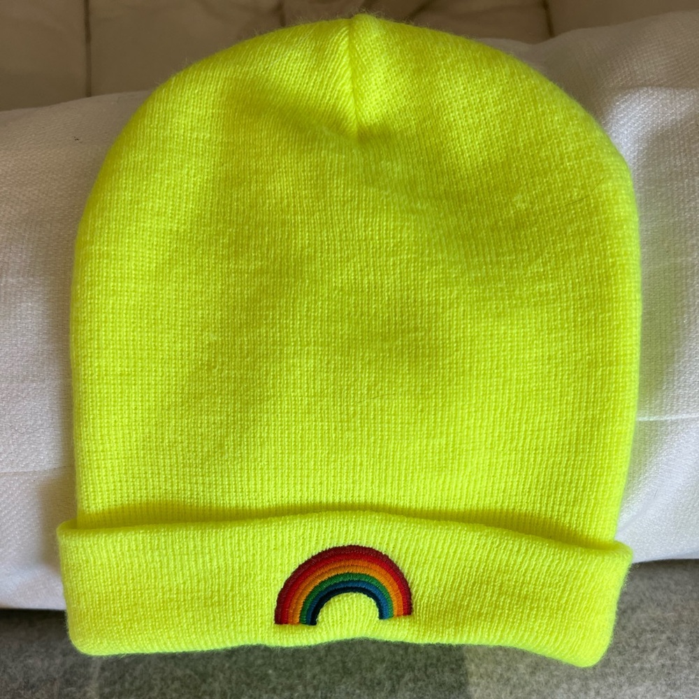 Aviator nation vibrant yellow beanie